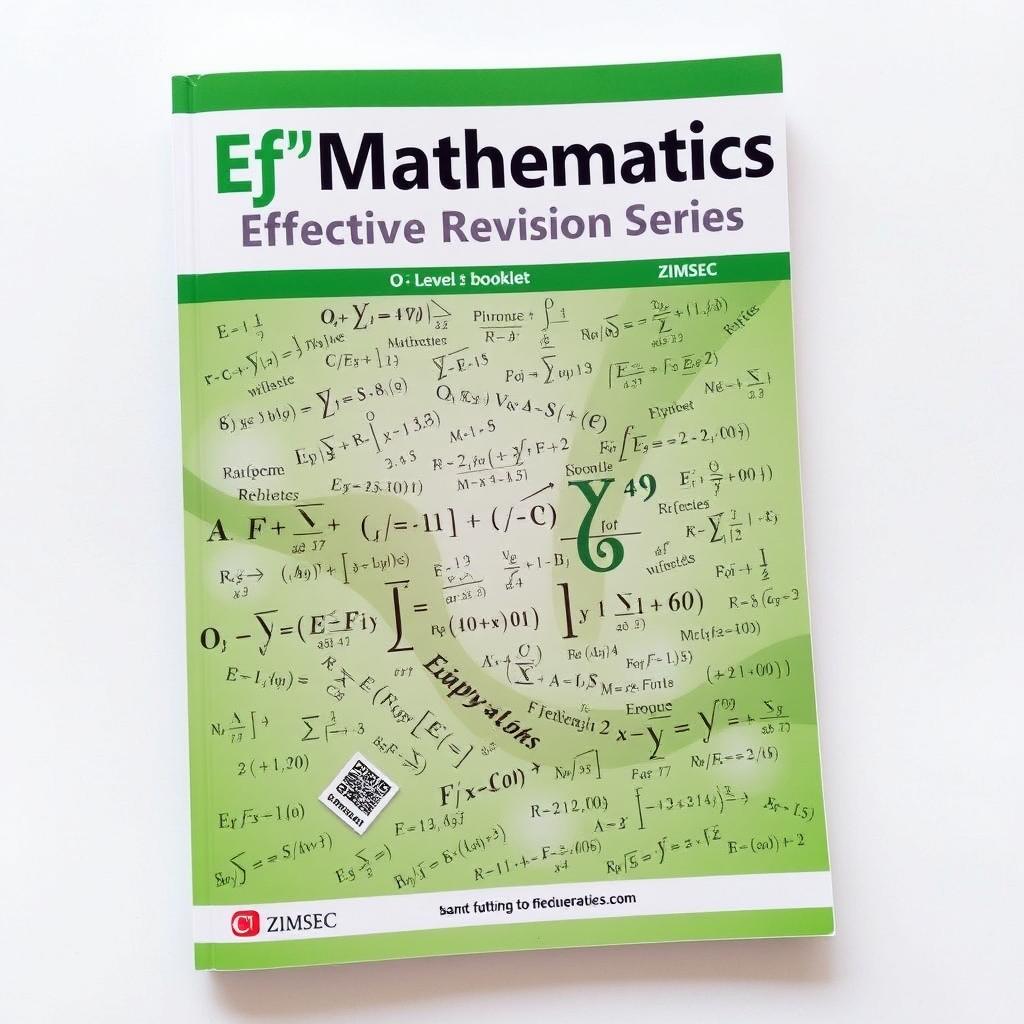 An educational booklet titled 'Ef'Mathematics Effective Revision Series - ZIMSEC', specifically designed for O Level students