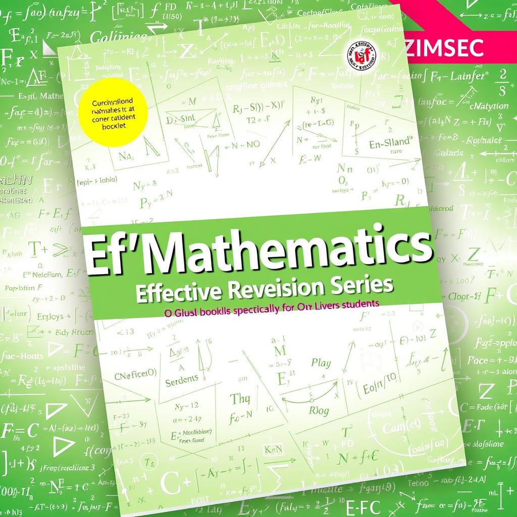 An educational booklet titled 'Ef'Mathematics Effective Revision Series - ZIMSEC' designed specifically for O Level students