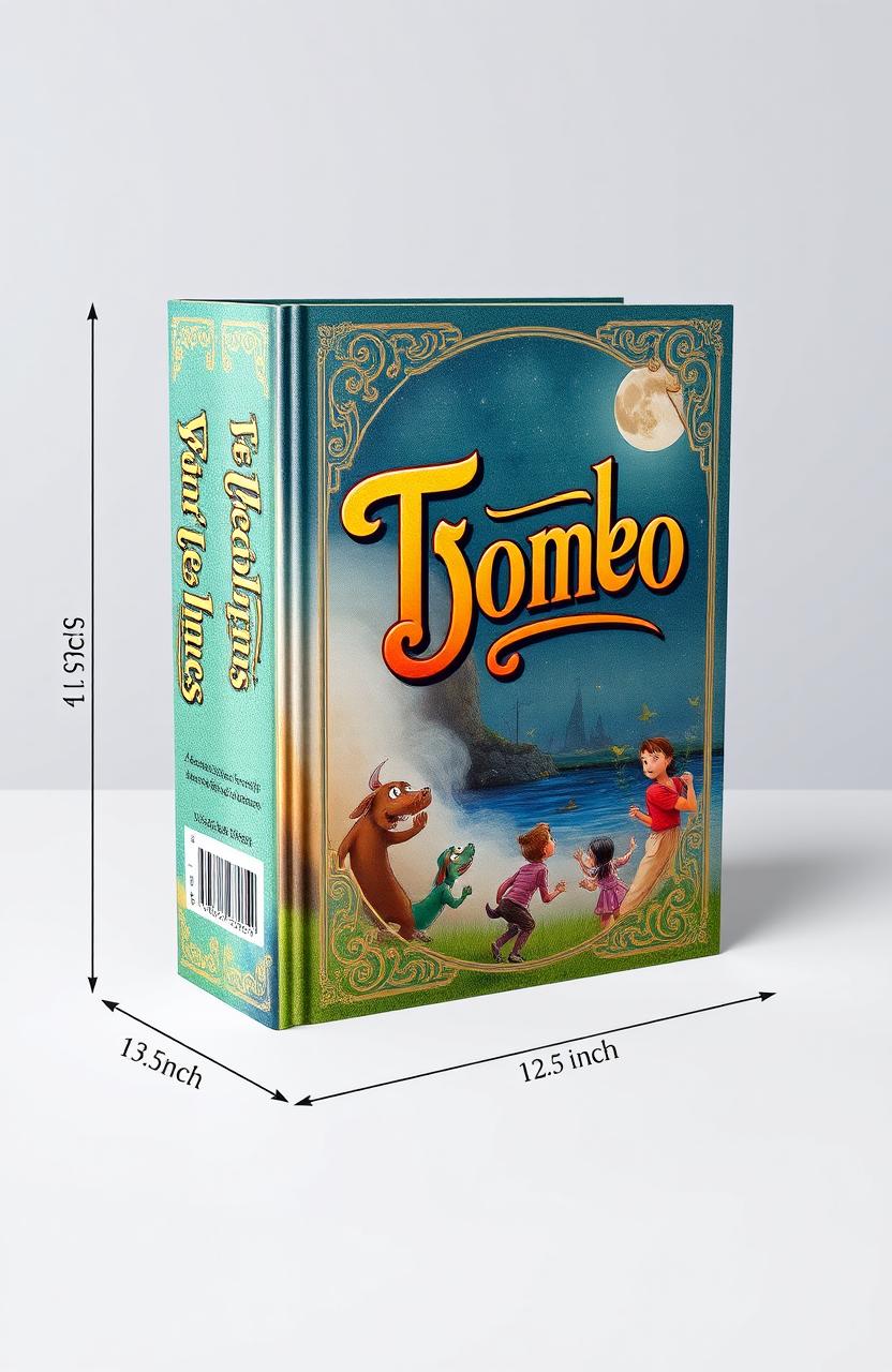 An aesthetically pleasing book cover design measuring 12
