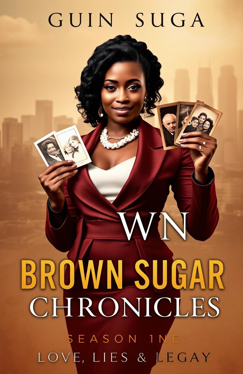 A powerful and emotional book cover for 'Brown Sugar Chronicles Season 1: Love, Lies & Legacy