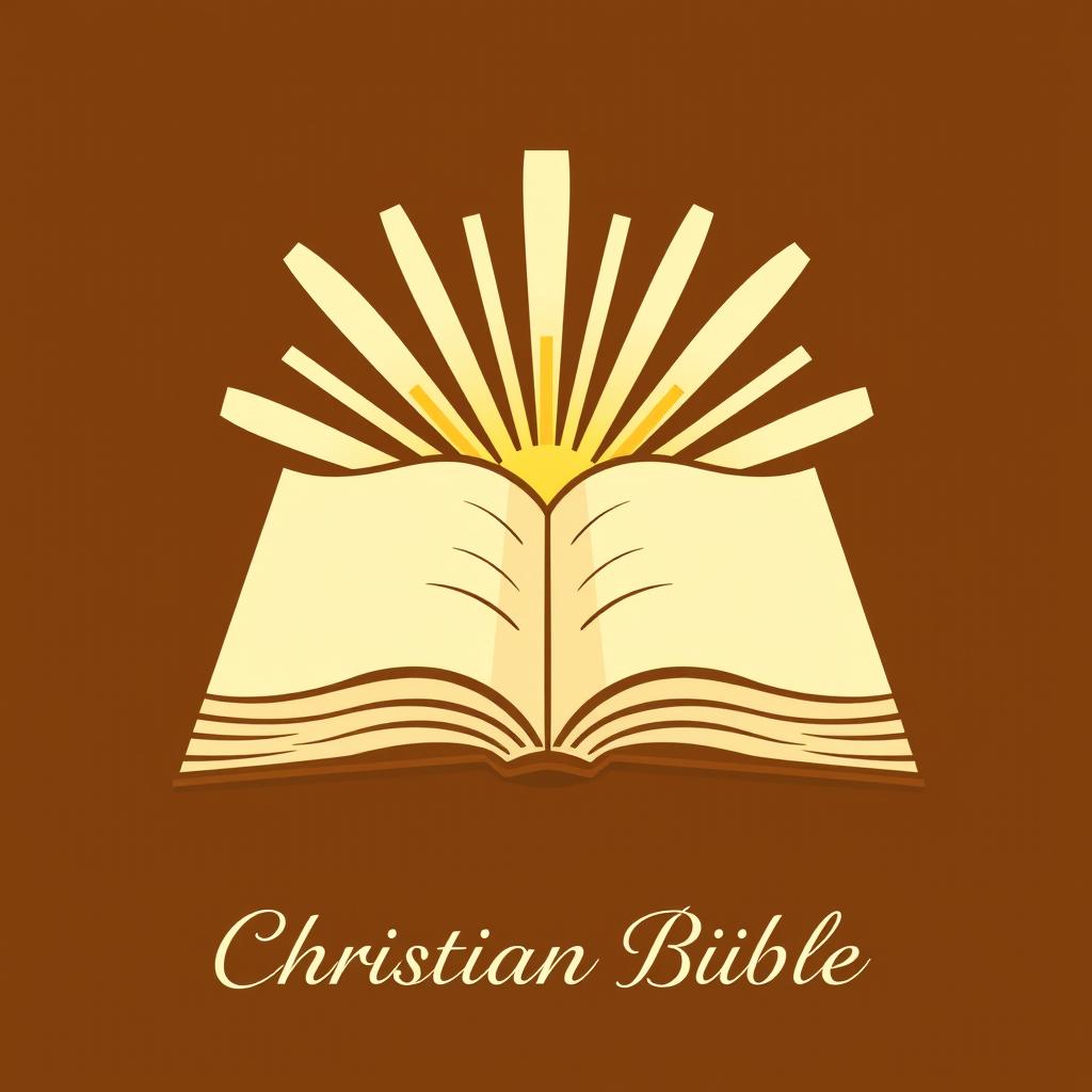 A logo design for a TikTok channel focused on Christian Bible motivation