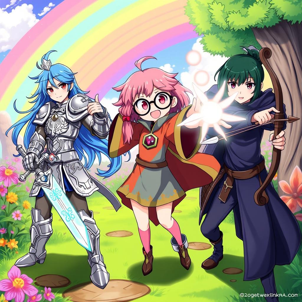 Unleash the Action: Dynamic Anime Characters