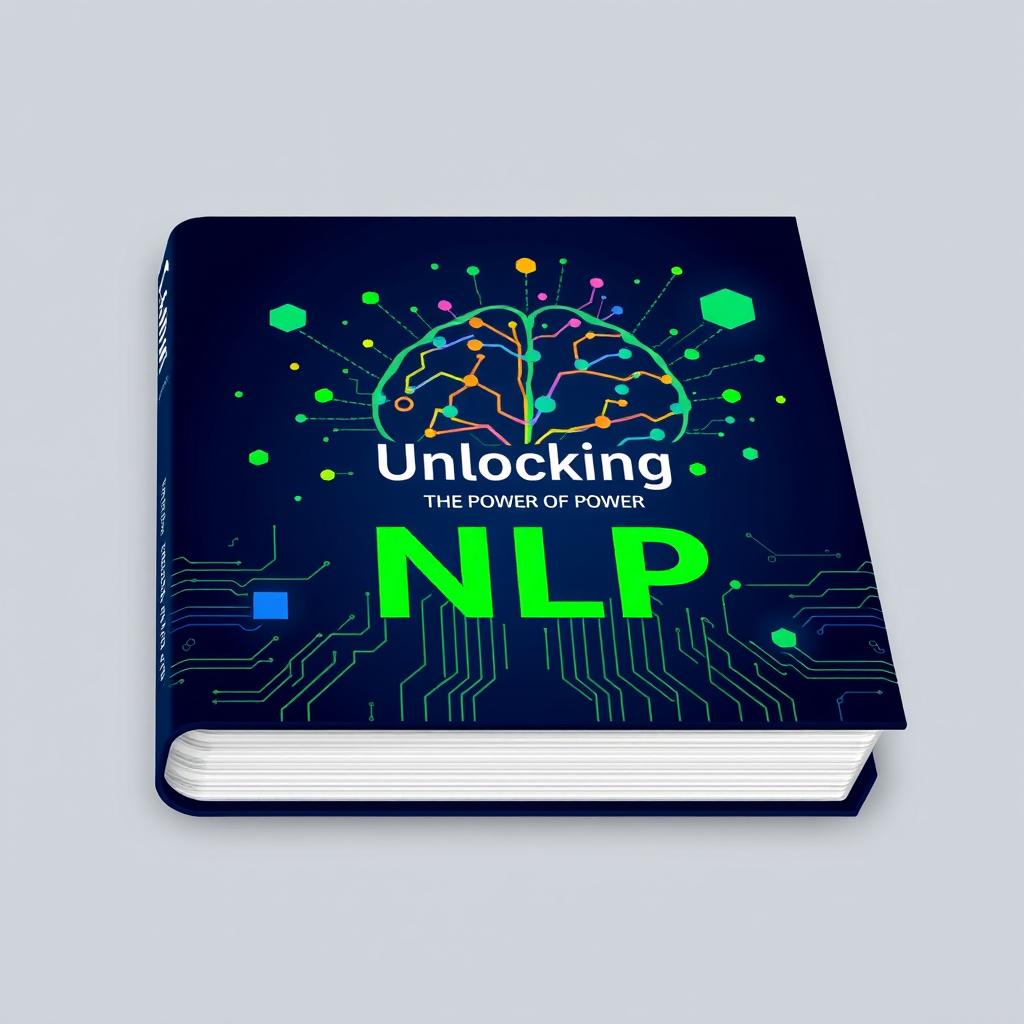 A visually striking eBook cover for a book about Neuro-Linguistic Programming (NLP)