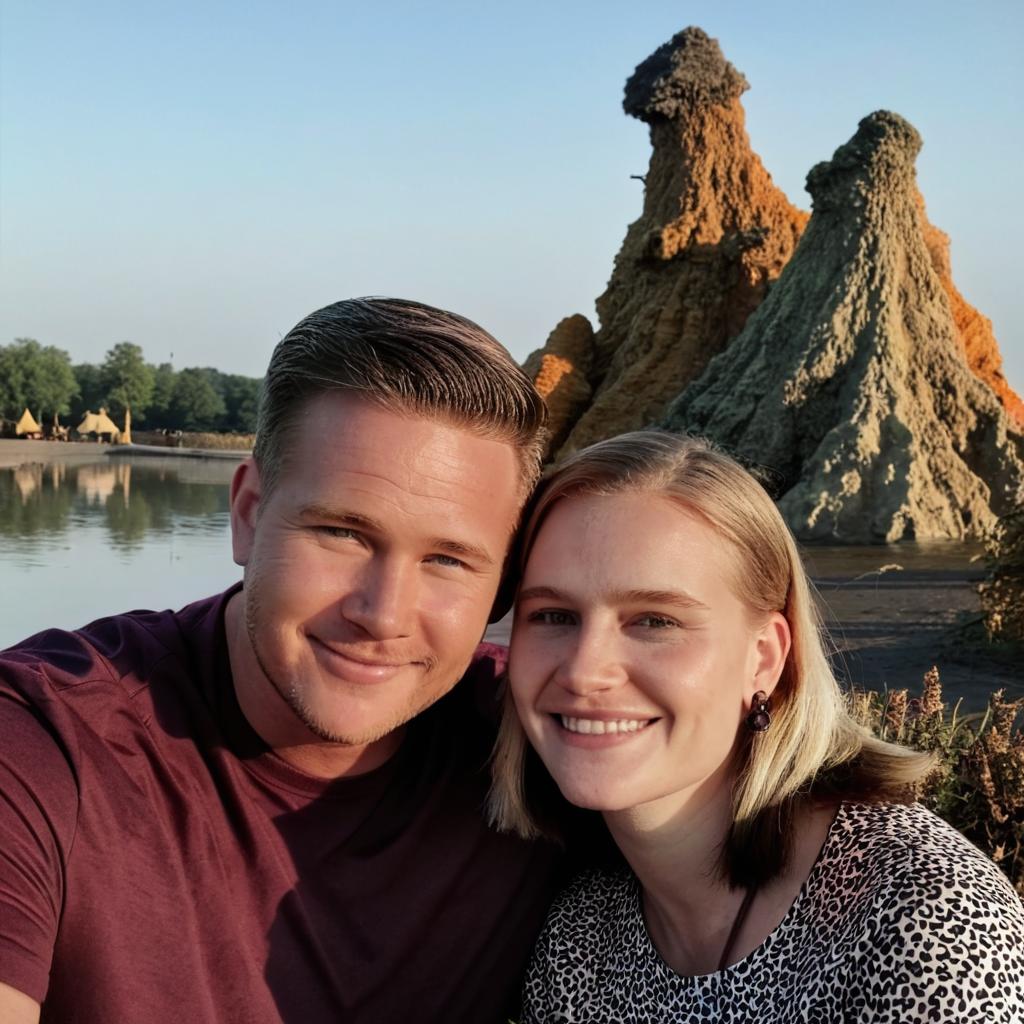 Love by the Lake: A Perfect Moment