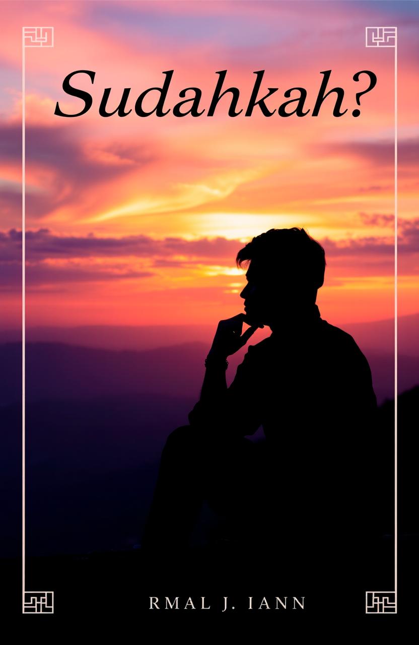 A book cover design featuring the title 'Sudahkah?' prominently displayed at the top
