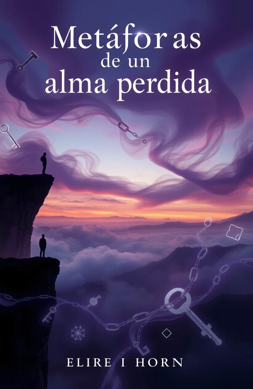 A captivating book cover for 'Metáforas de un alma perdida'