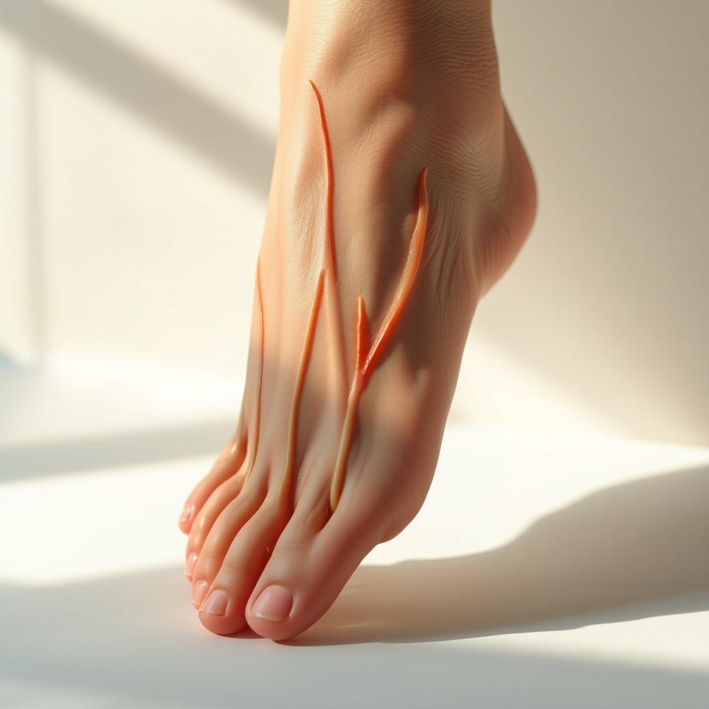 Explore Hyper-Realism: The Beautiful Details of the Human Foot