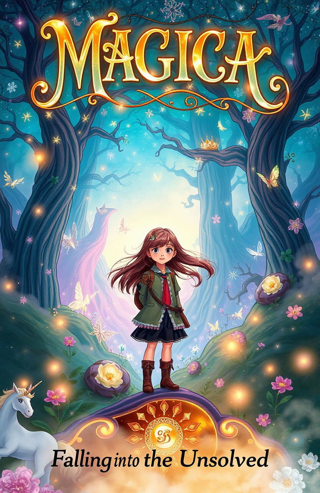 MAGICIA - Falling into the Unsolved: Book Cover Design