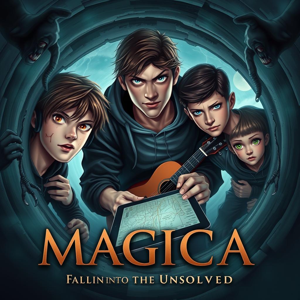 MAGICIA - Falling into the Unsolved: Book Cover Design