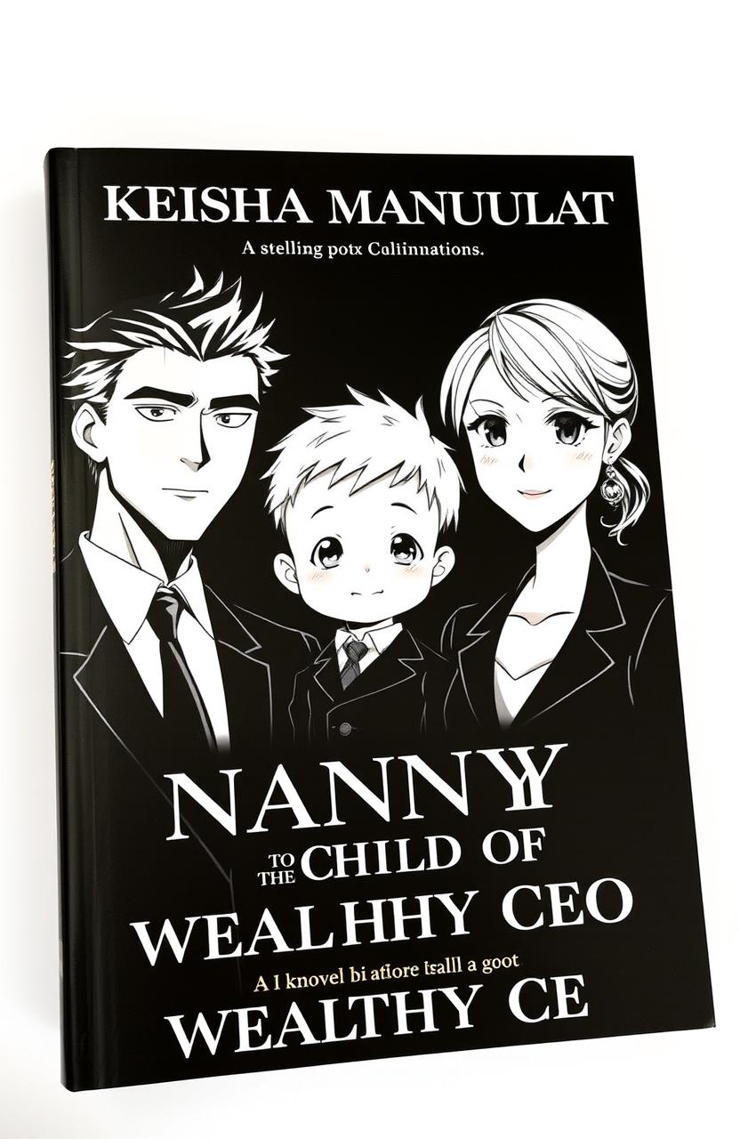 A black and white book cover featuring the author name 'KEISHA MANUNULAT' prominently at the top