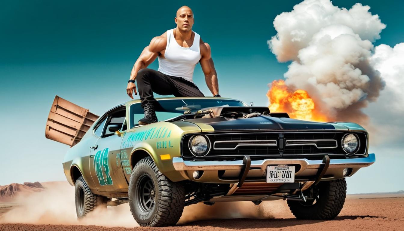 Adrenaline Rush: Muscle Car vs Monster Truck Stunt Showdown