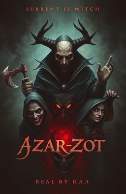 A mysterious and dark book cover conveying an atmosphere of hopelessness and horror