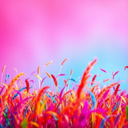 A vibrant and visually striking image with rich, lively colors bringing the scene to life