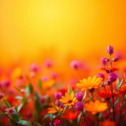 A vibrant and visually striking image with a focus on rich, lively colors that enhance the overall composition