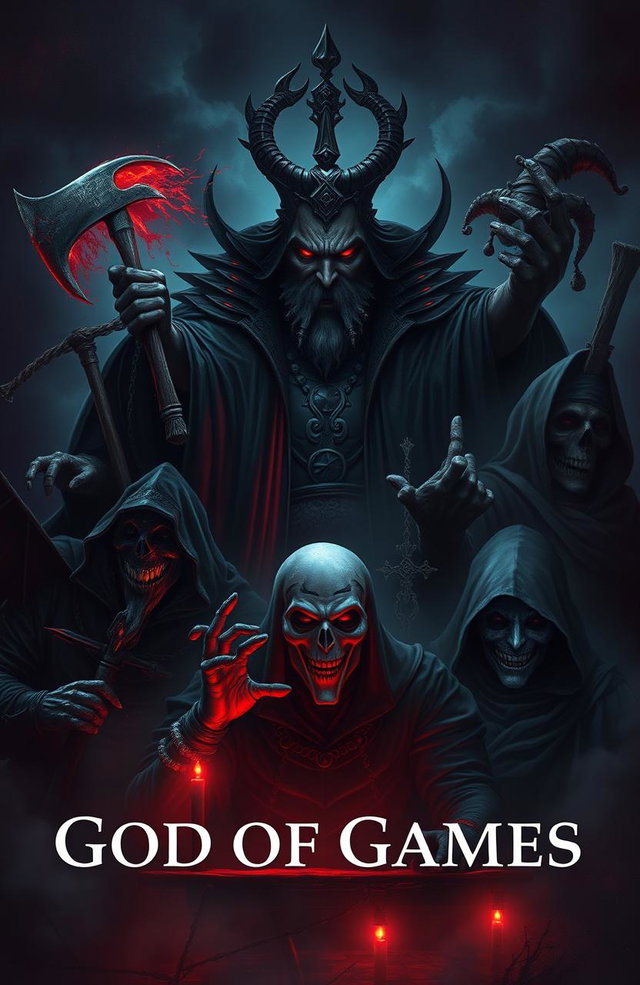 A dark, atmospheric book cover that conveys the grim spirit of the story