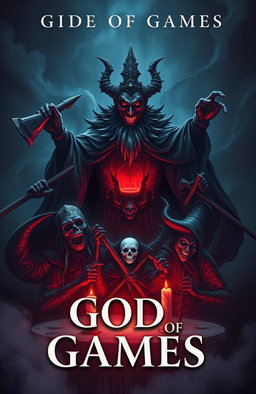 A dark, atmospheric book cover that encapsulates the sinister spirit of a tale