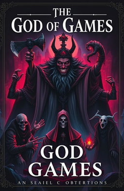 A dark, atmospheric book cover that encapsulates the sinister spirit of a tale