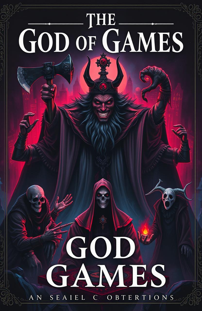 A dark, atmospheric book cover that encapsulates the sinister spirit of a tale