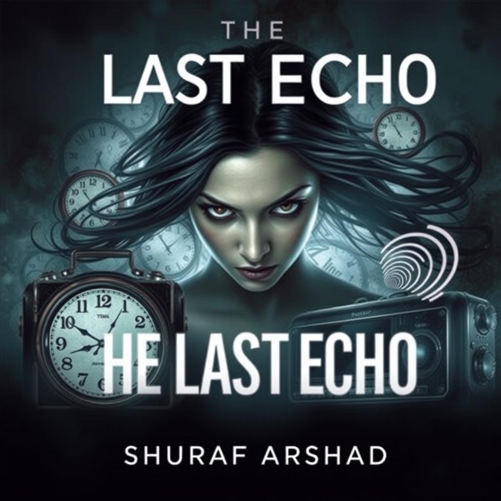 A captivating novel cover for 'THE LAST ECHO' by Shuraf Arshad