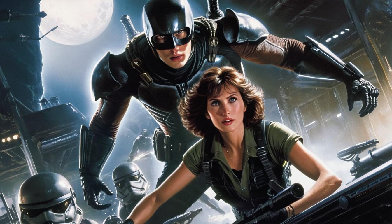Unleash the Power: Action-Packed Superhero Movie Poster