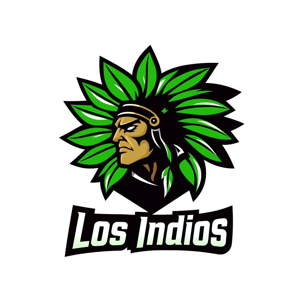 Vibrant Native American Sports Team Logo