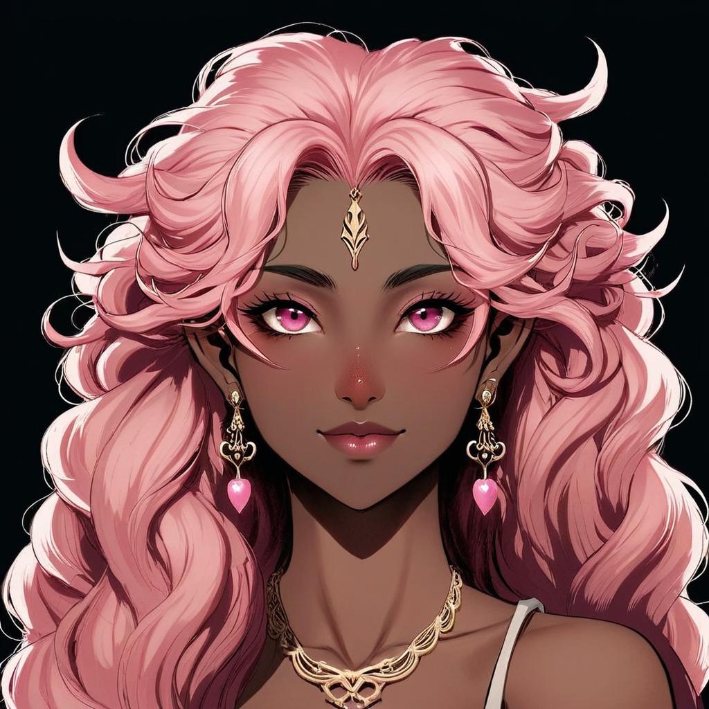 Whimsical Barbie-Inspired Portrait