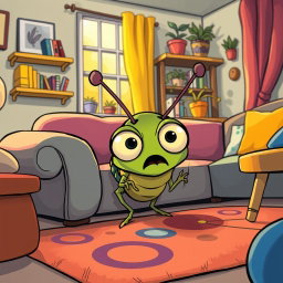 Courage in a Cozy Corner: The Frantic Bug