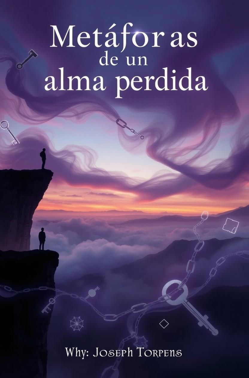 A captivating book cover for 'Metáforas de un alma perdida'