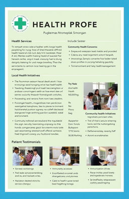 Create a detailed health profile for the Ngemplak Simongan community health center (Puskesmas Ngemplak Simongan)