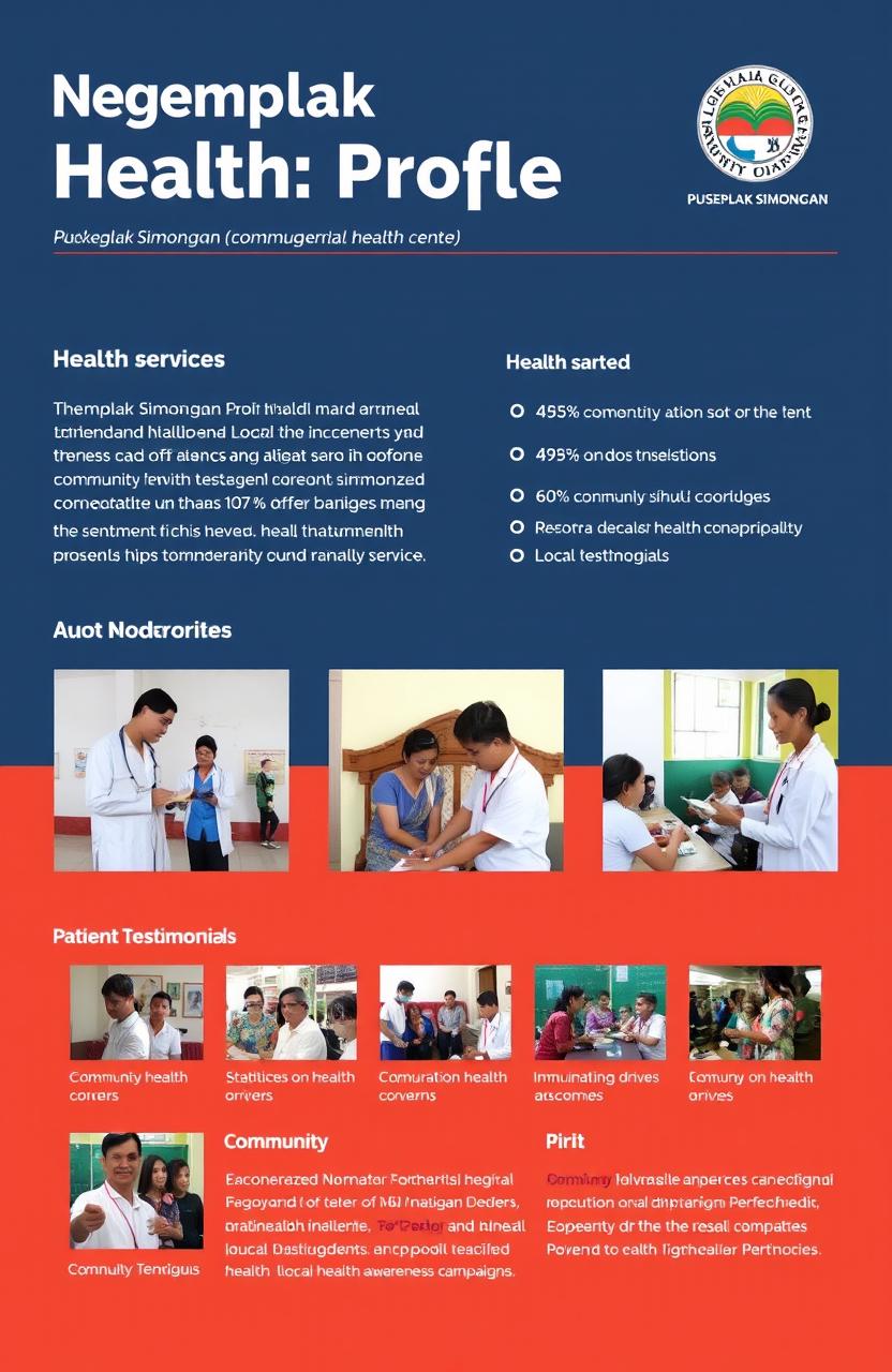 Create a detailed health profile for the Ngemplak Simongan community health center (Puskesmas Ngemplak Simongan)