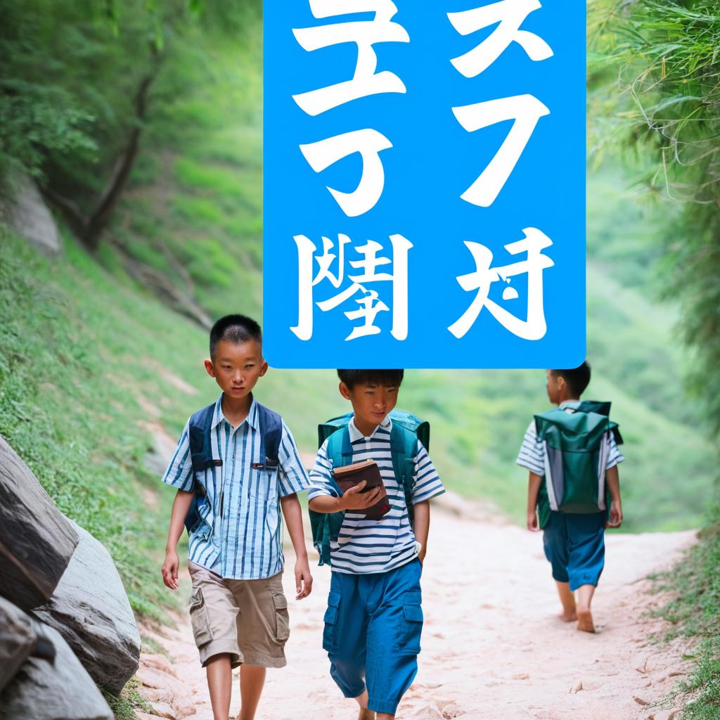 A Journey of Discovery: Young Boy in School Uniform