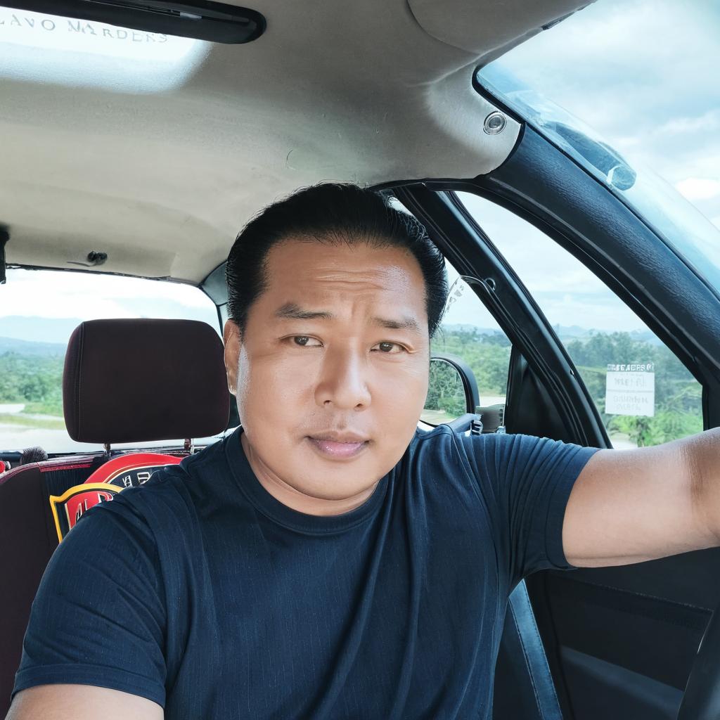 Capture Your Drive: Confident Selfie Moment