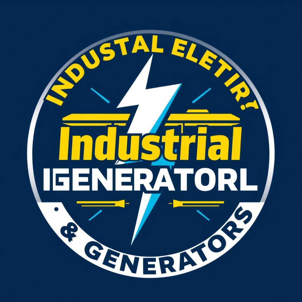 A logo design for an industrial electric and generator store