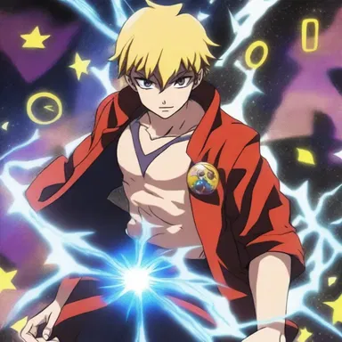 In the anime series, the protagonist possesses ametropic powers, allowing him to see hidden truths and distort reality.
