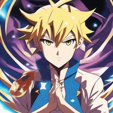 In the anime series, the protagonist possesses ametropic powers, allowing him to see hidden truths and distort reality.