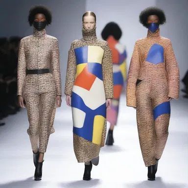 The avant-garde designer presented a groundbreaking collection inspired by ametropic vision, incorporating blurred and distorted prints into their garments.