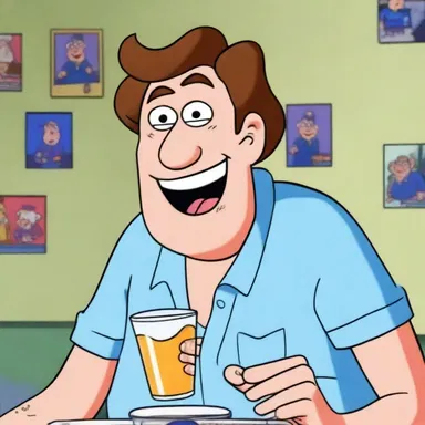 In the animated show, the comedic relief character often struggles with his ametropic condition, leading to hilarious visual gags.