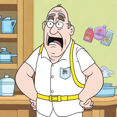 In the animated show, the comedic relief character often struggles with his ametropic condition, leading to hilarious visual gags.