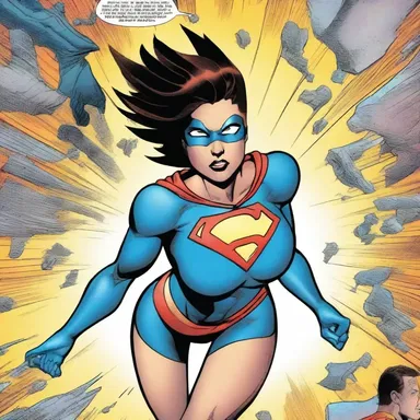 The comic book superhero possesses ametropic abilities, allowing her to perceive minute details and spot hidden dangers.