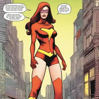 The comic book superhero possesses ametropic abilities, allowing her to perceive minute details and spot hidden dangers.