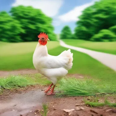 Why did the ametropic chicken cross the road? To see if the grass is actually greener on the other side!