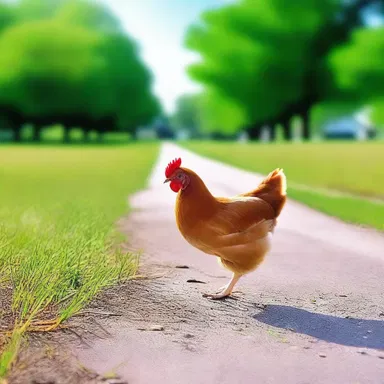 Why did the ametropic chicken cross the road? To see if the grass is actually greener on the other side!