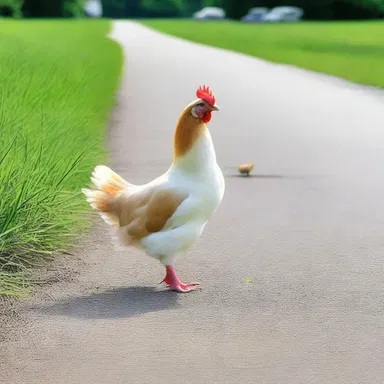 Why did the ametropic chicken cross the road? To see if the grass is actually greener on the other side!