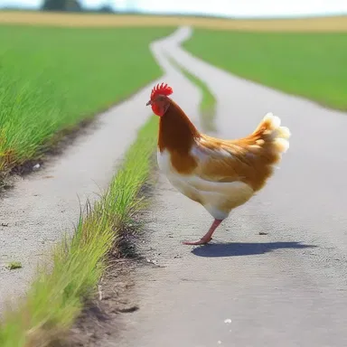 Why did the ametropic chicken cross the road? To see if the grass is actually greener on the other side!