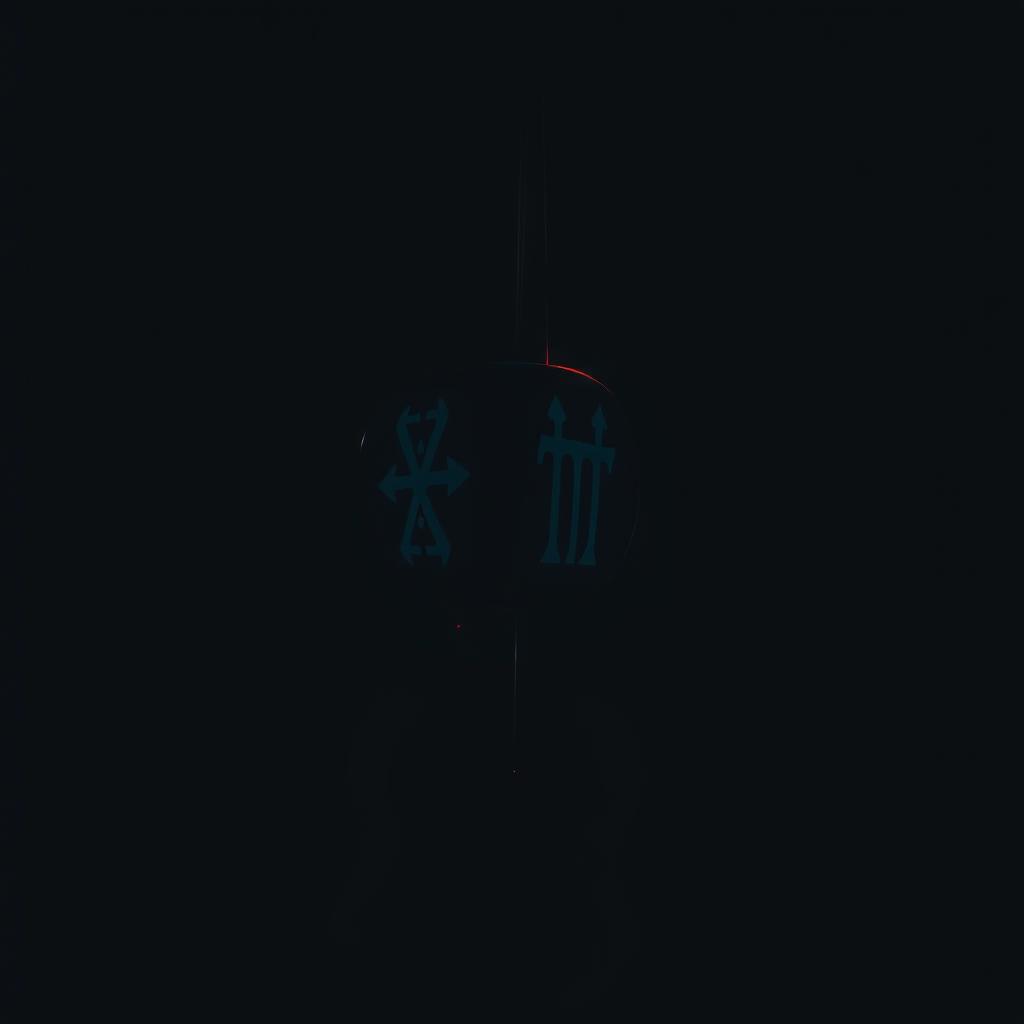 A minimalist yet eerie cover design featuring a dark background, almost black, with faint digital static creating a sense of reality distortion