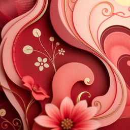 A close-up artistic representation of abstract shapes and patterns, incorporating flowing lines and curves in a sensual and aesthetic manner