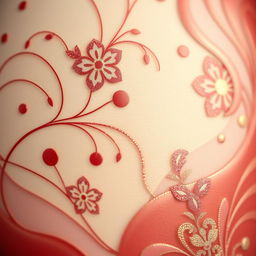 A close-up artistic representation of abstract shapes and patterns, incorporating flowing lines and curves in a sensual and aesthetic manner