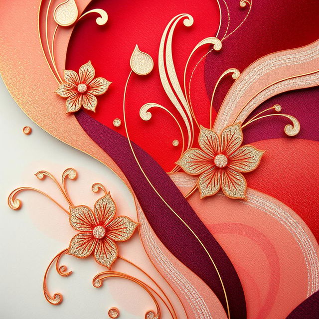 A close-up artistic representation of abstract shapes and patterns, incorporating flowing lines and curves in a sensual and aesthetic manner