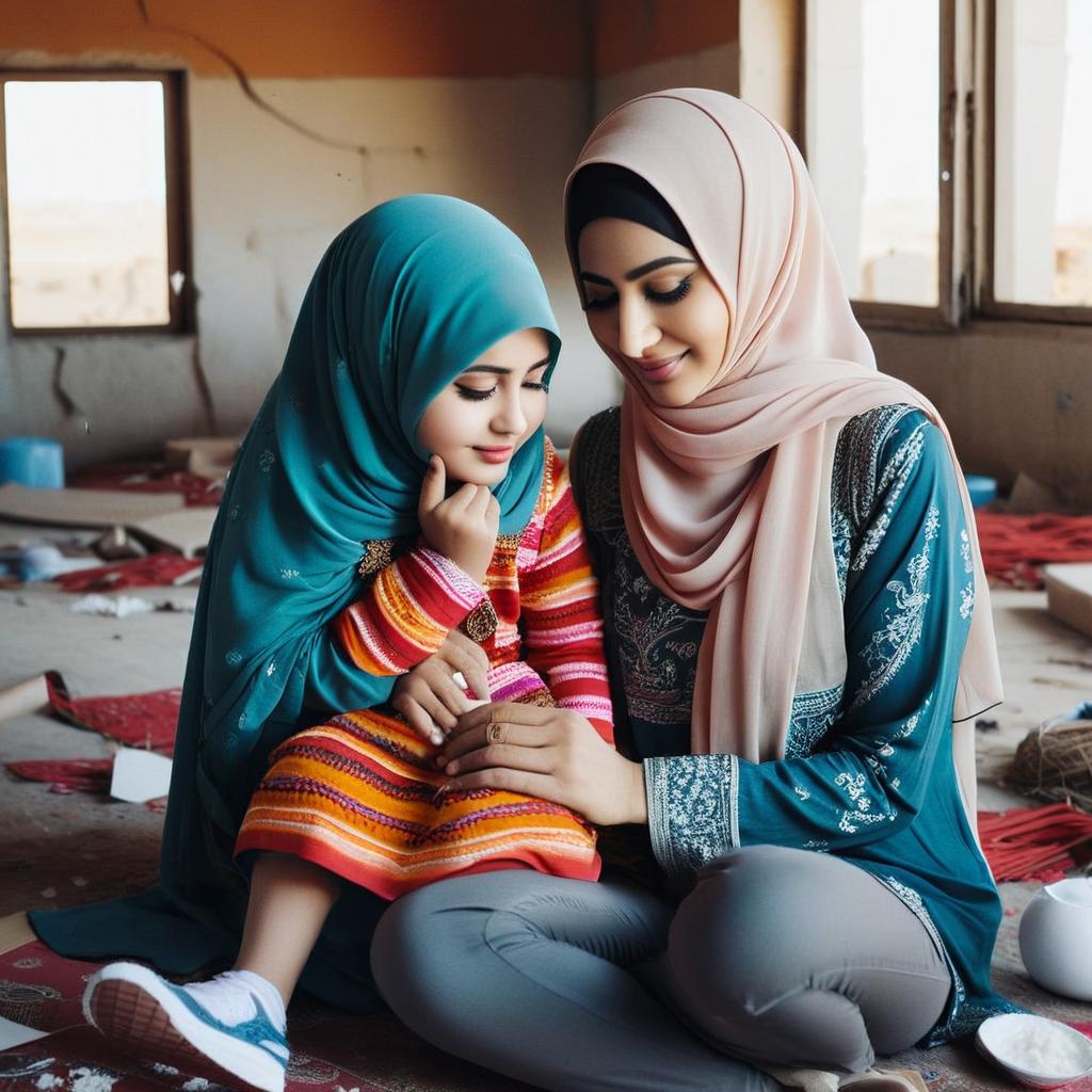 Heartwarming Moments: A Mother and Daughter Connection