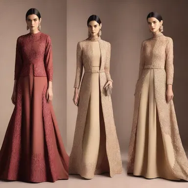 The designer's new collection showcases elegant and amiably styled outfits.